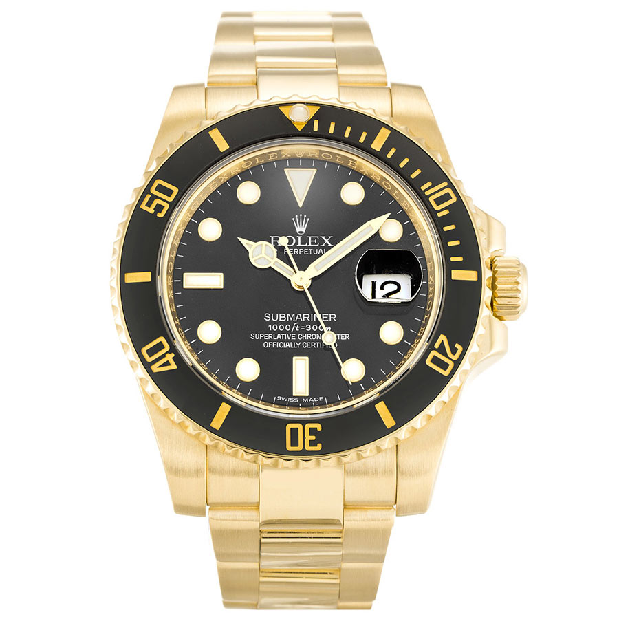 Rolex Submarine Dorado Negro