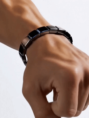 Brazalete de Hematita | Energía que Impone Respeto