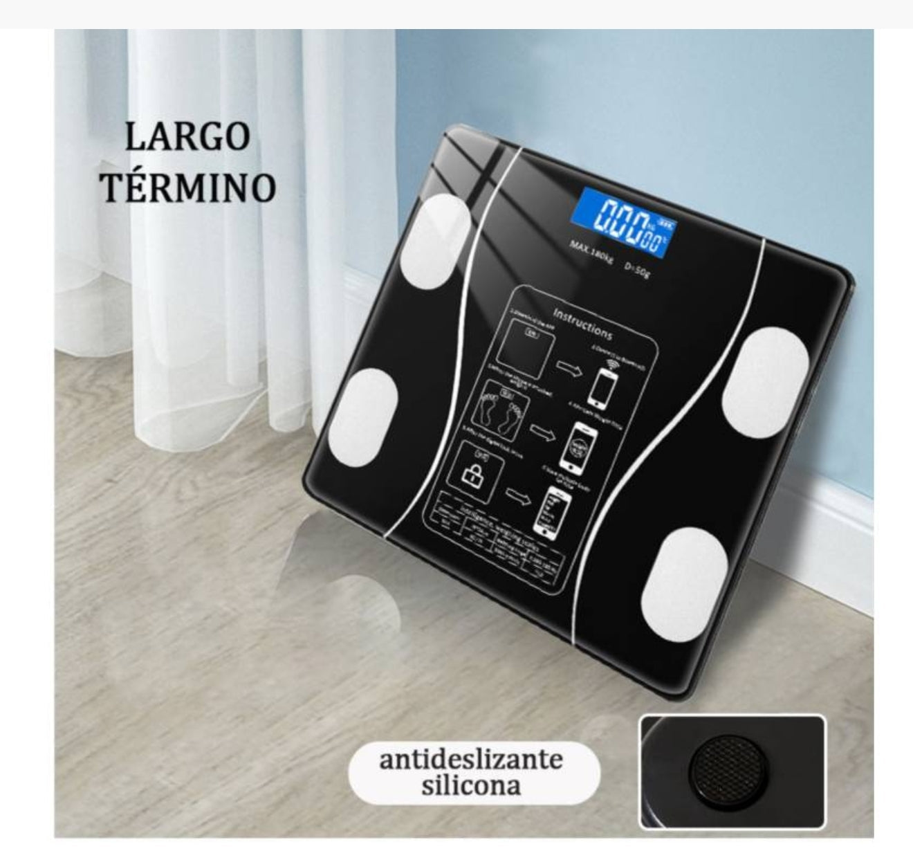 Digital body scale with Bluetooth