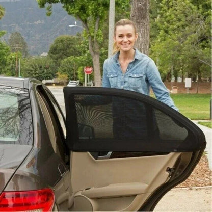CarShades - Set de 2 Tapasoles de Malla para Ventanas de Vehiculos