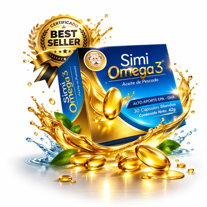 Omega 3 + EPA DHA | SIMI 30 cápsulas blandas