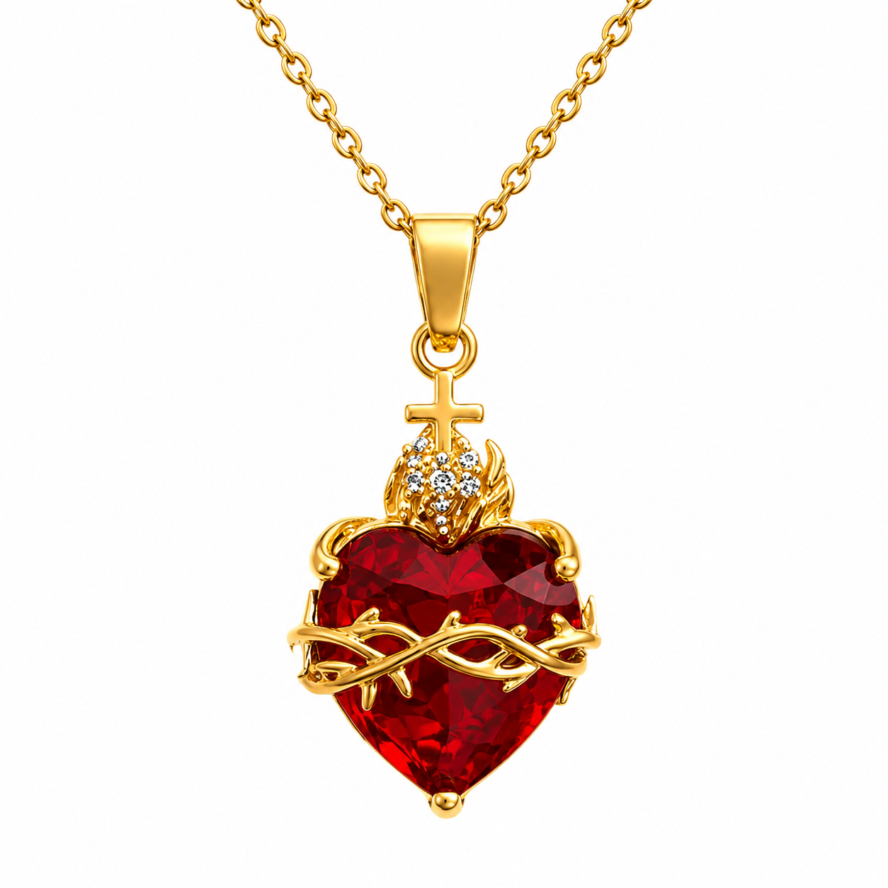 Sacred Heart of Jesus Necklace™ – Stainless Steel Jewelry