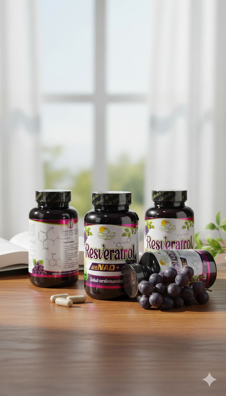 NAD+ Resveratrol 100 cápsulas - NaturalPrime™