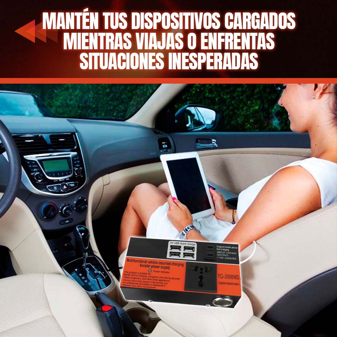 CAR POWER INVERTER 1500W USB FUNCTION ONLY