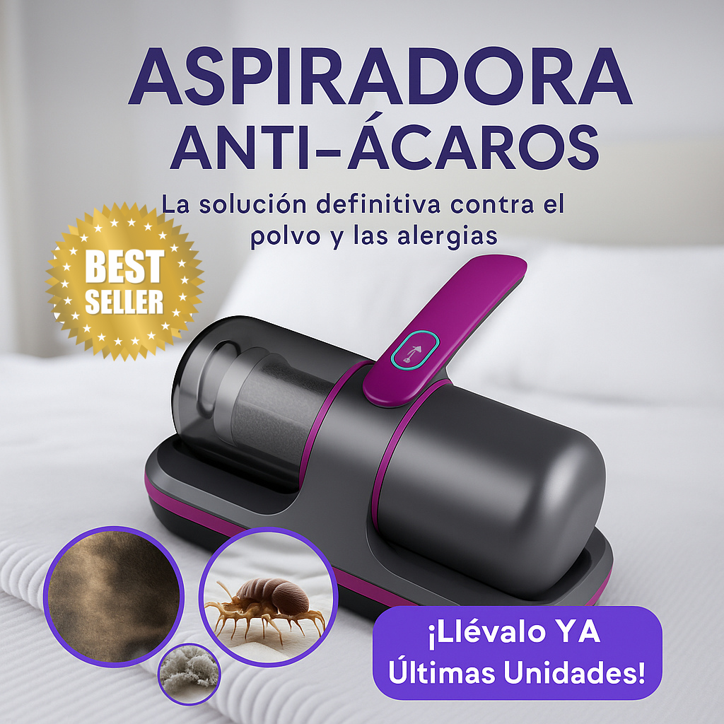 Aspiradora inalámbrica ultravioleta eliminadora de ácaros - CleanAir™