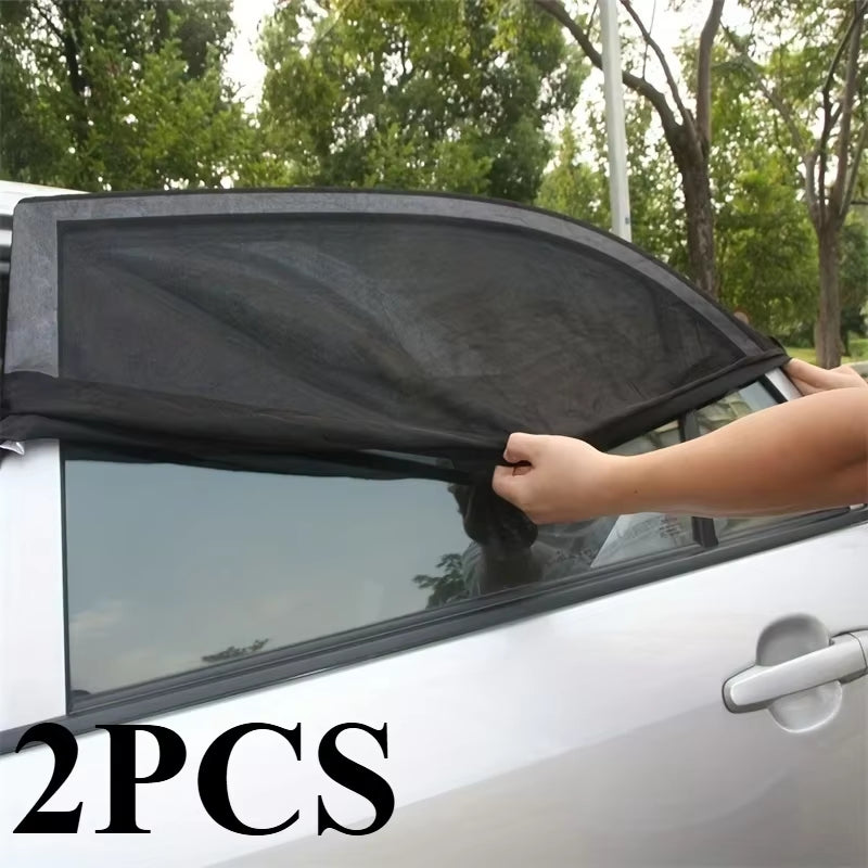 CarShades - Set de 2 Tapasoles de Malla para Ventanas de Vehiculos