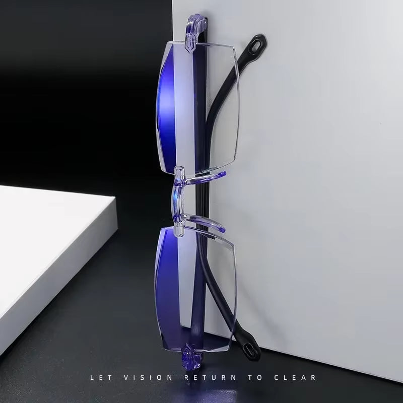 GAFAS BIFOCALES TRANSPARENTES DE PLÁSTICO TR90 2x1