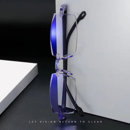 GAFAS BIFOCALES TRANSPARENTES DE PLÁSTICO TR90 2x1