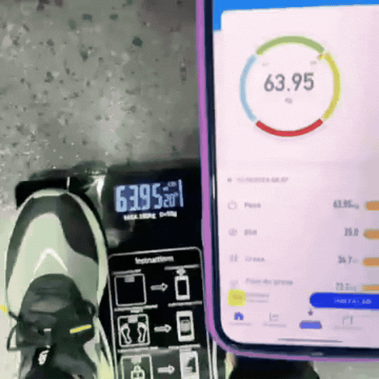 Digital body scale with Bluetooth