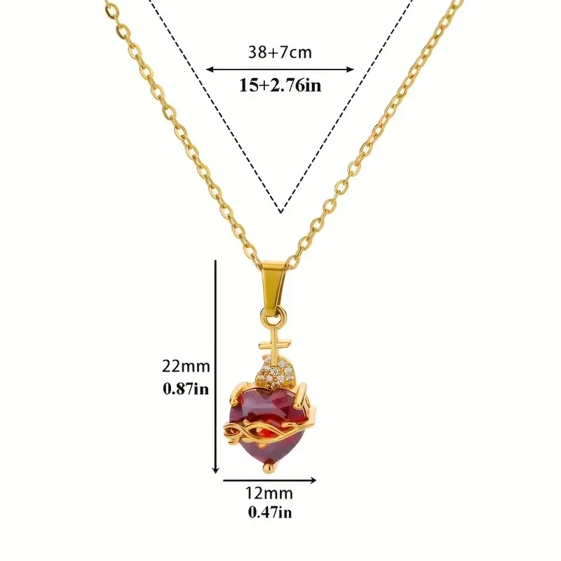 Sacred Heart of Jesus Necklace™ – Stainless Steel Jewelry