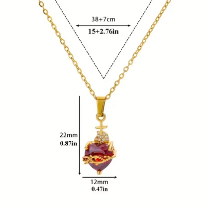 Sacred Heart of Jesus Necklace™ – Stainless Steel Jewelry