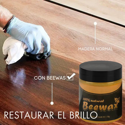 Cera de abeja restaurador muebles de madera - Beewax™ 80gr
