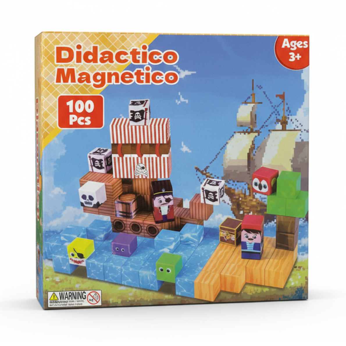 Bloques magnéticos Minecraft 100 piezas