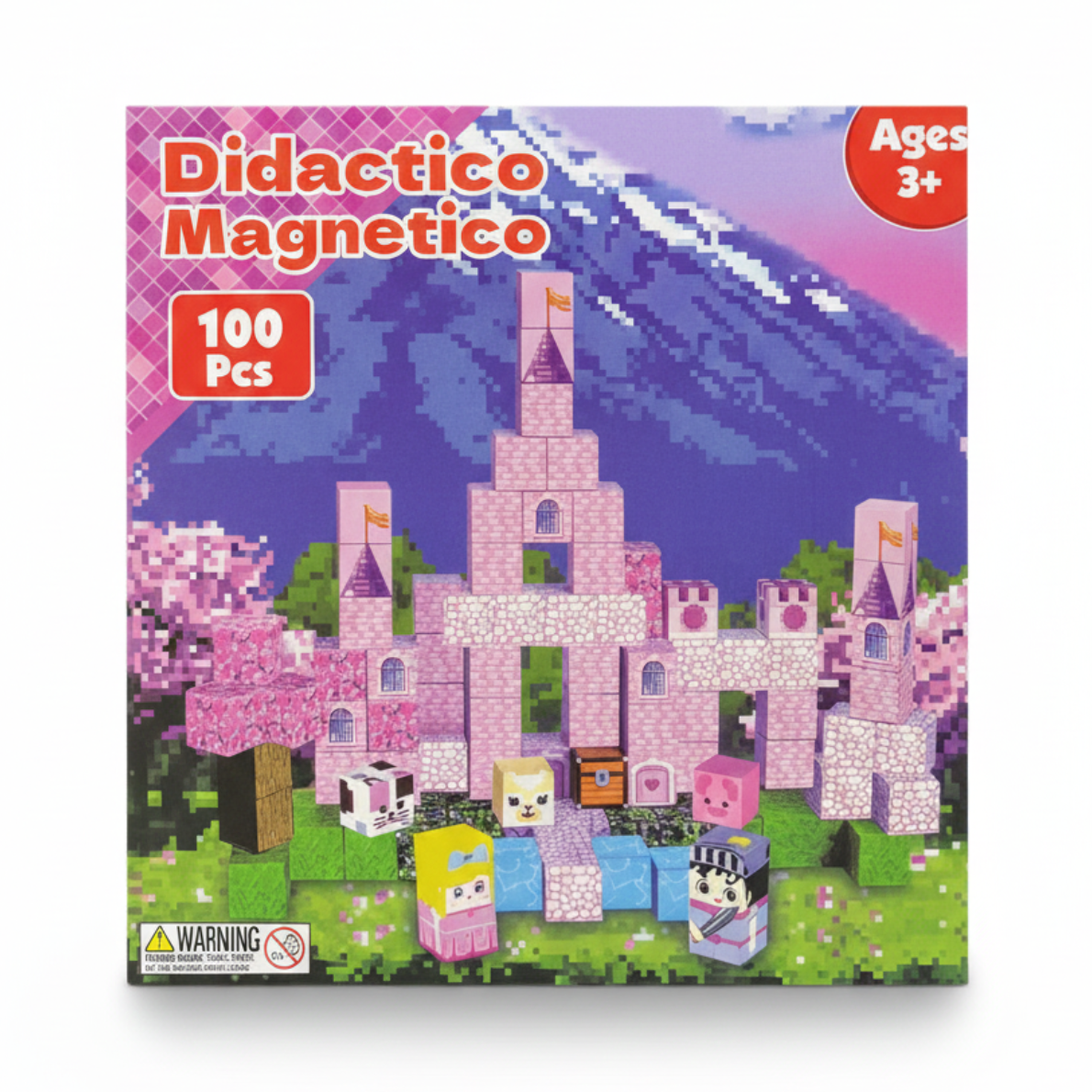 Bloques magnéticos Minecraft 100 piezas