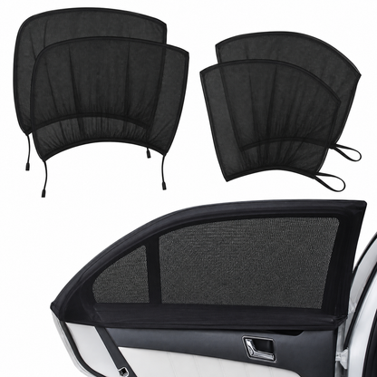 CarShades - Set de 2 Tapasoles de Malla para Ventanas de Vehiculos