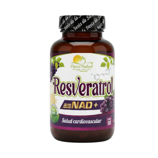 NAD+ Resveratrol 100 cápsulas - NaturalPrime™